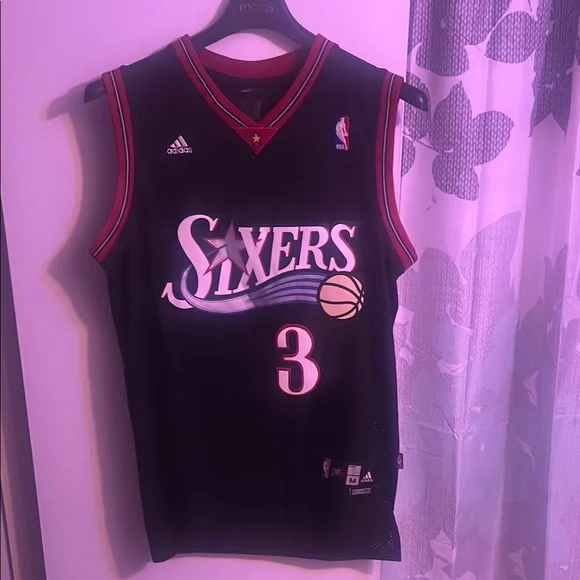 Allen Iverson #3 Philadelphia NBA 76ers jersey size medium - Picture 2 of 6